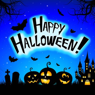 Cadılar Bayramı kartı - Cadılar Bayramın kutlu olsun!