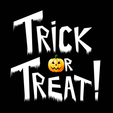 Cadılar Bayramı kartı - Trick or Treat!