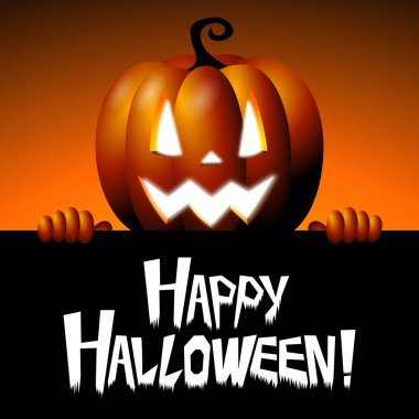 Cadılar Bayramı illüstrasyon - Cadılar Bayramın kutlu olsun!