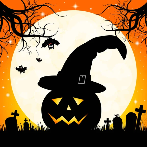 Ilustração Halloween Jack Lanterna — Fotografia de Stock