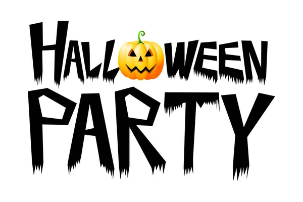 Halloween Party Typografisches Konzept — Stockfoto