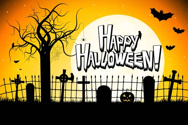 Halloween Card Happy Halloween — Stock Photo, Image
