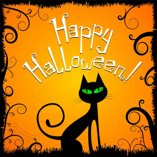 Cartão Halloween Feliz Halloween — Fotografia de Stock