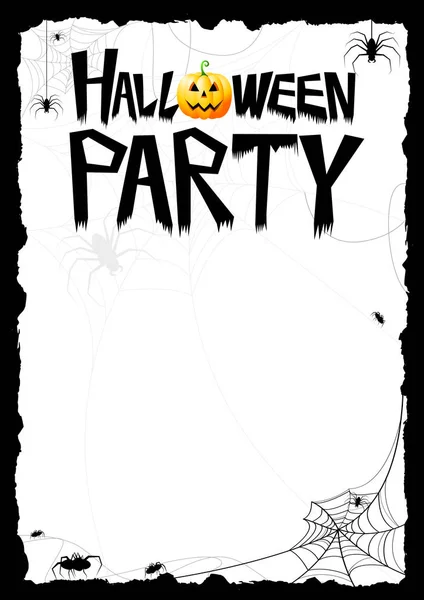 Halloween Party Plakatvorlage — Stockfoto