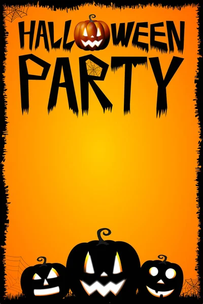 Tarjeta Halloween Fiesta Halloween — Foto de Stock