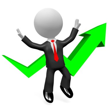 3D çizgi film karakteri (işadamı), refah grafik