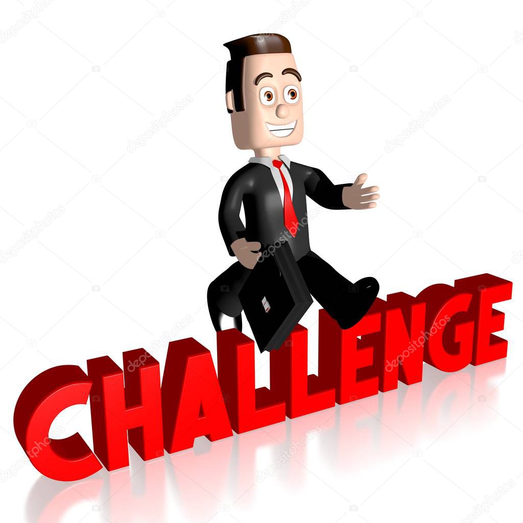 3D cartoon character - challenge concept