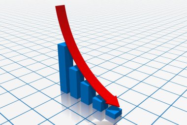 3D kriz grafik, arka plan kılavuzda