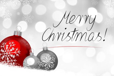 Noel kartı - Merry Christmas