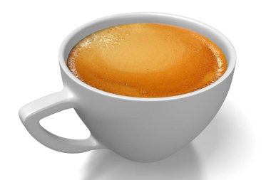 Kahve fincanı - beyaz arka plan üzerinde izole.