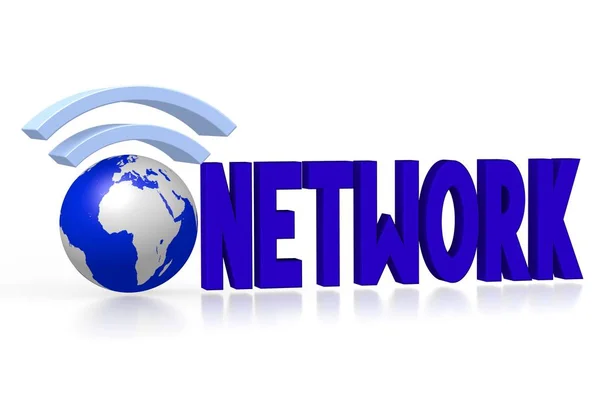 Netwerk Internet Concept — Stockfoto