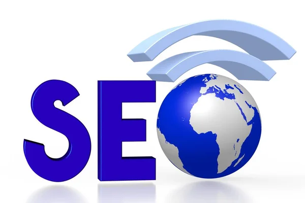 Seo Optimización Motores Búsqueda Concepto Internet — Foto de Stock