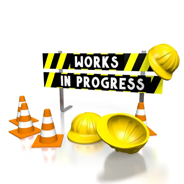 Works Progress — Stock Photo, Image