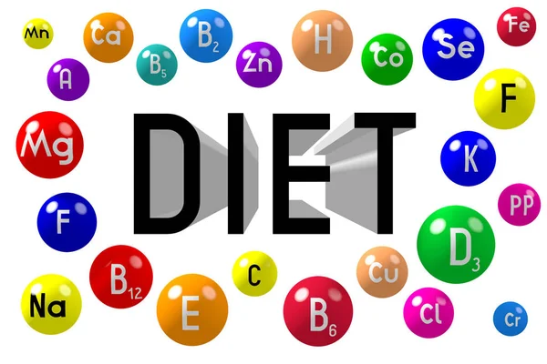 Diet Concept Illustration — Stock Photo, Image