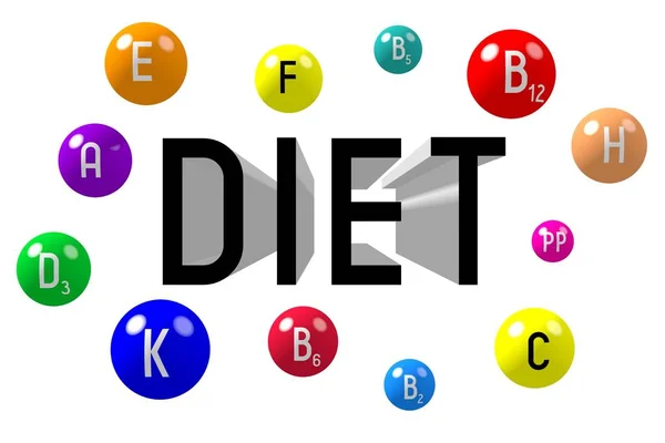 Diet Concept Illustration — Stock Photo, Image