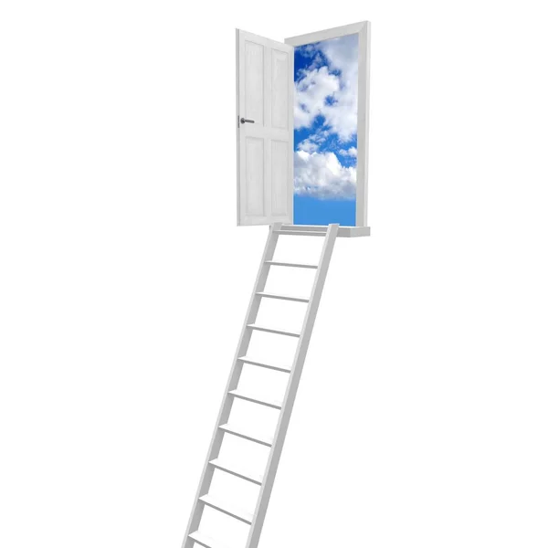 Ladder Naar Hemel Concept — Stockfoto