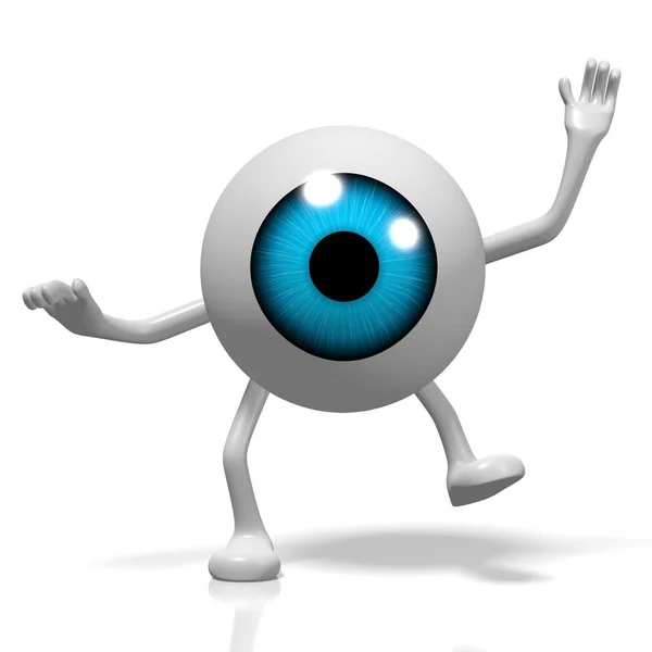 Ilustración Ocular Ideal Para Temas Como Vista Visión Optometrista Etc — Foto de Stock