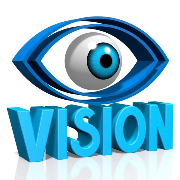 Eyeball Concetto Visione — Foto Stock