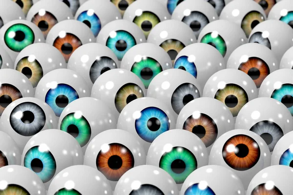 Глаза Глазные Яблоки Концепция Зрения Зрения Иллюстрация — стоковое фото