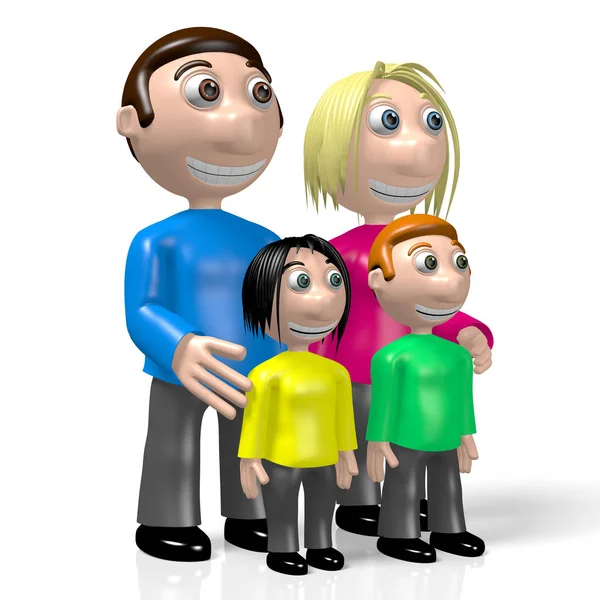 Happy Family Parenting Concept — Stock Photo, Image