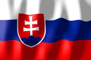 Slovakya - malzeme bayrak dokuma