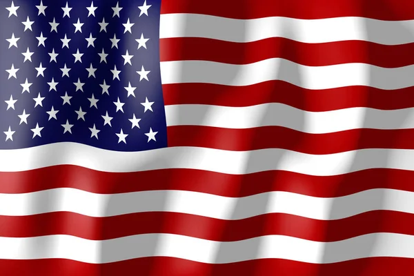 Usa Weaving Material Flag — Stock Photo, Image