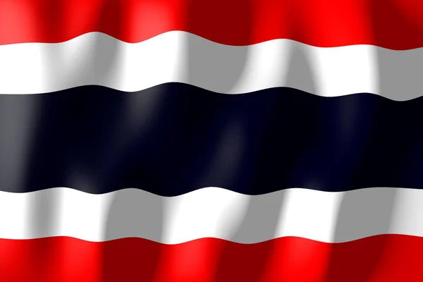 Tailandia Tejer Bandera Material — Foto de Stock