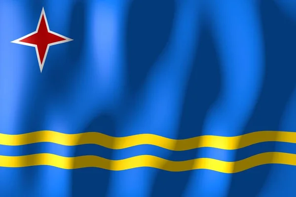 Aruba Tkania Materiał Niebieski — Zdjęcie stockowe