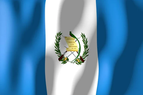 Guatemala Bandeira Material Tecelagem — Fotografia de Stock