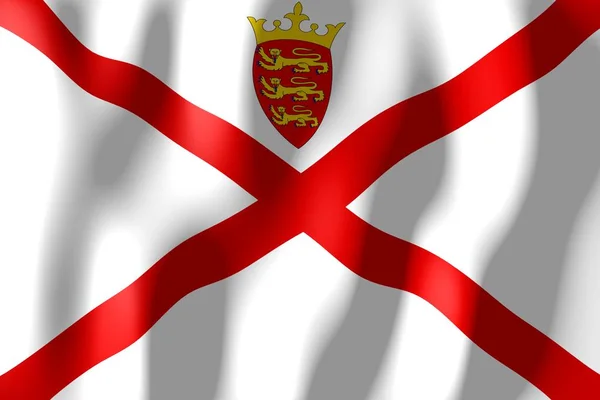 Jersey Weberei Material Flag — Stockfoto