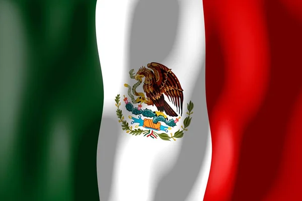 Mexico Weaving Material Flag — Stock Photo, Image