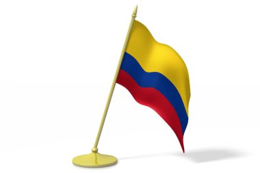 Kolombiya 3D bayrağı