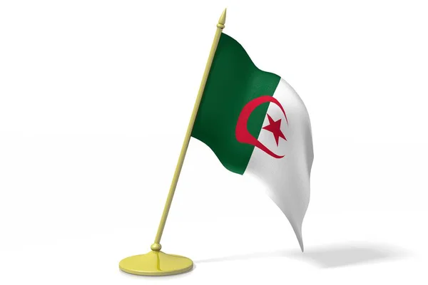 Flagge Von Algerien — Stockfoto