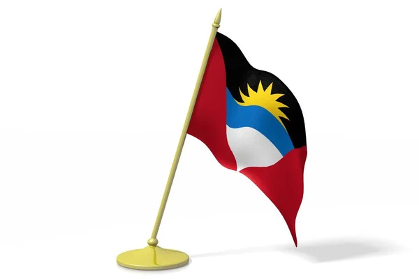 Bandeira Antígua Barbuda — Fotografia de Stock