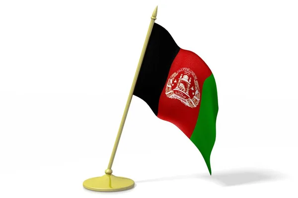 Flag Afghanistan — Stock Photo, Image