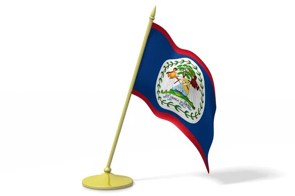 Bandeira Belize — Fotografia de Stock