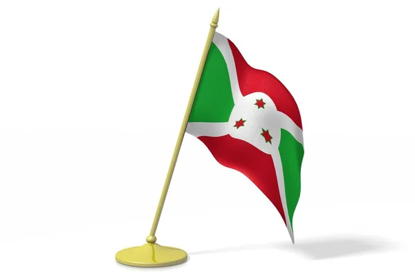 Flagga Burundi — Stockfoto