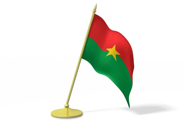 Burkina Faso Bayrağı — Stok fotoğraf