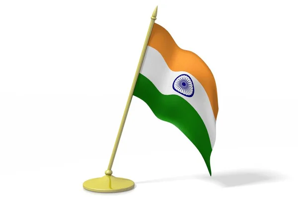 Vlag Van India — Stockfoto