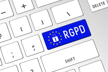 RGPD (French)/ GDPR (English) - General Data Protection Regulation clipart