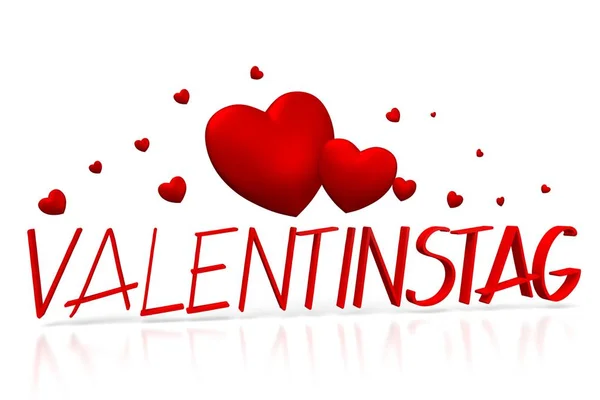 Valentinstag Velentines Alemão — Fotografia de Stock