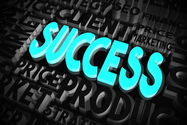 Success Typographical Concept — Stock Photo, Image