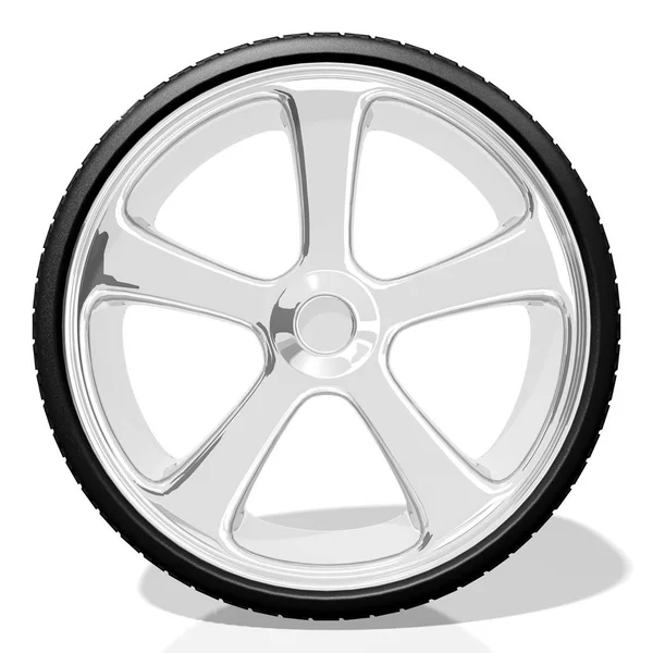 Wheel Tire Illustration — Stock Photo, Image