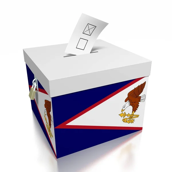 Voting Samoa Illustration — Stock Photo, Image