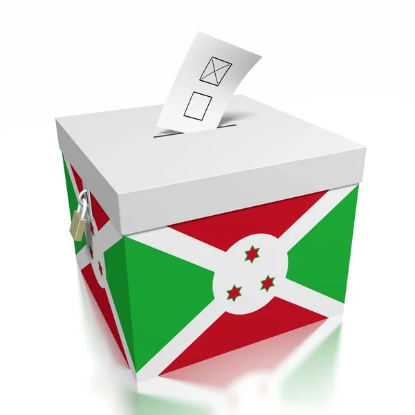 Votación Burundi Ilustración —  Fotos de Stock