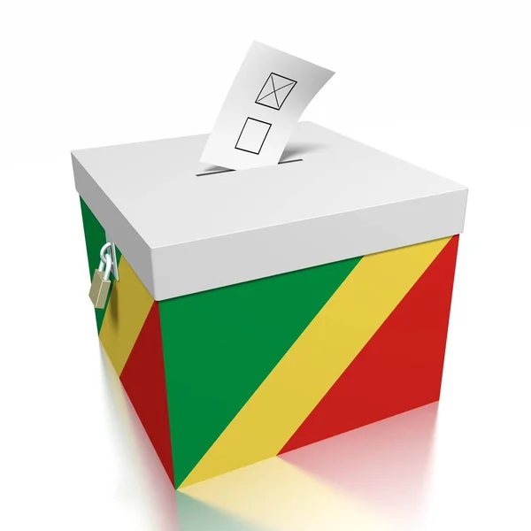 Voting Republic Congo — Stock Photo, Image