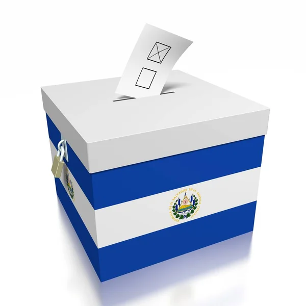 Hlasování Salvadoru — Stock fotografie