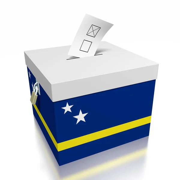 Ψηφοφορία Στο Κουρασάο Απεικόνιση — Φωτογραφία Αρχείου