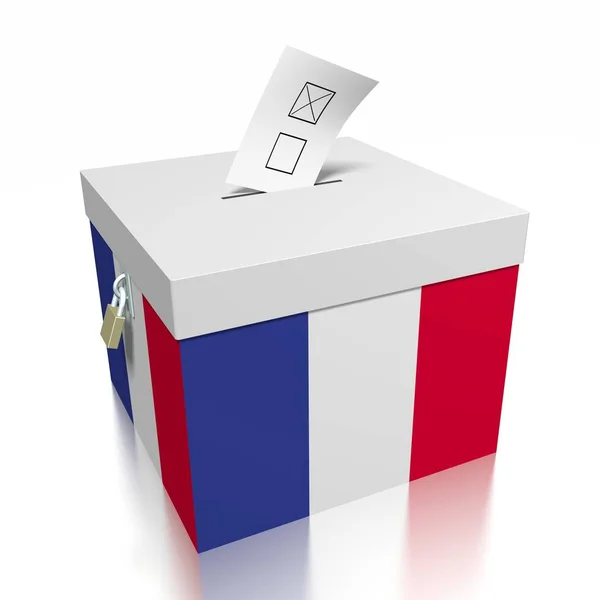 Voting France Illustration — Stock Photo, Image