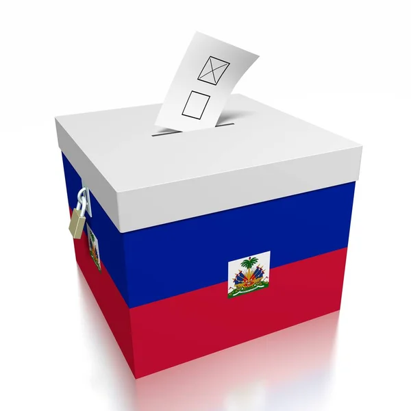 Abstimmung Haiti Illustration — Stockfoto